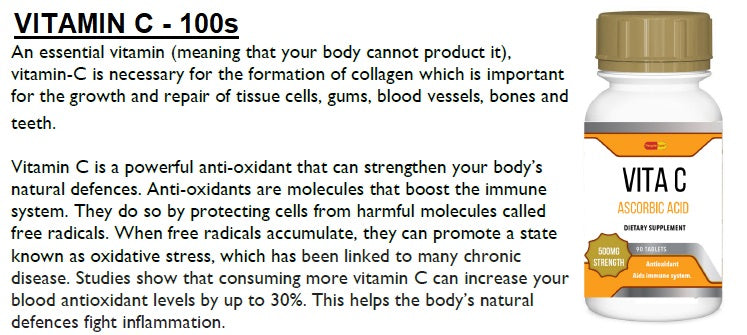 Vitamin C - Ascorbic Acid